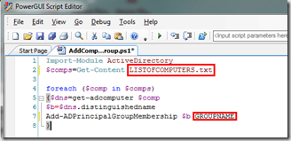Active Directory PowerShell Script to Add Computers To AD Group