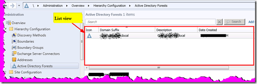 SCCM ConfigMgr Console