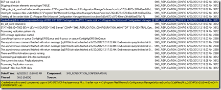 ConfigMgr SCCM Site Database Update Error - Fig.1