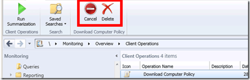 How to Monitor SCCM ConfigMgr Client Operations from Admin console