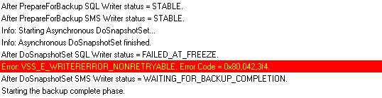 Fix How to Resolve SCCM Backup Failed Freeze Issue Troubleshooting ConfigMgr Error 0x800423f4