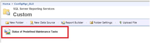 SSRS Custom Reports Uploaded