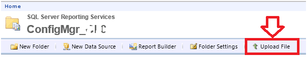 Upload the RDL file To SSRS website