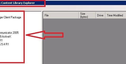 ContentLibraryExplorer Left Pane