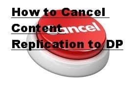 Cancel Content Package Cancel Content Package