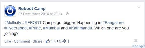 Microsoft Reboot Camp for IT Pros at Bangalore Mumbai and Hyderabad - Fig.1