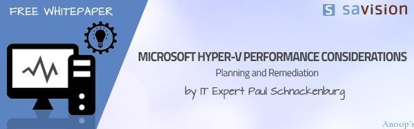 How to Improve Hyper-V Performance Download White Paper