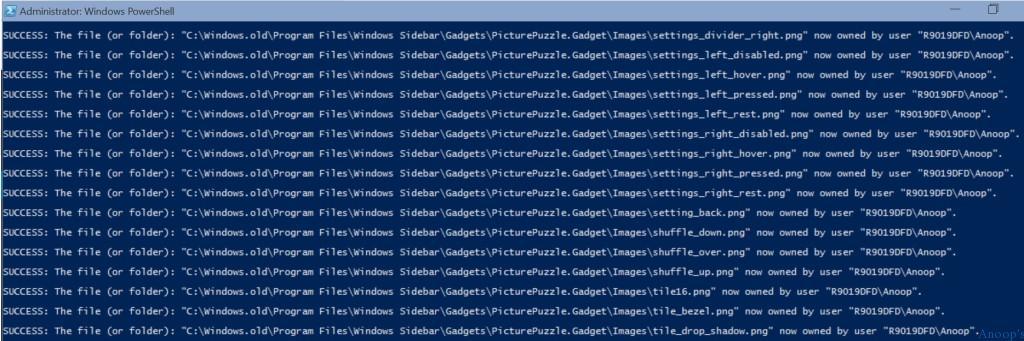 Windows 10 Files are Locked Can't Delete Use TakeOwn.EXE to Delete the Files