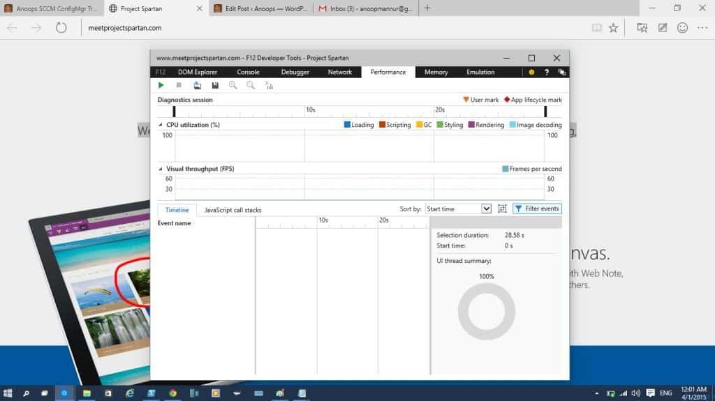 Walk Through of New Edge Browser with Windows 10 - Fig.5
