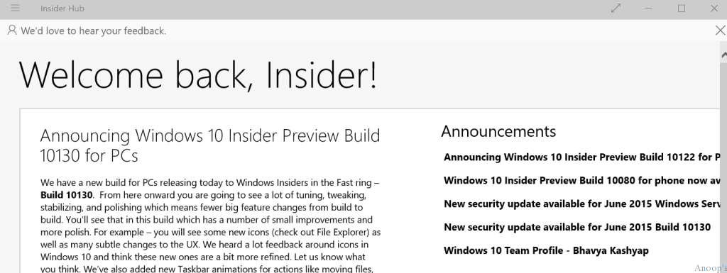 Download Install Windows 10 Insider Build