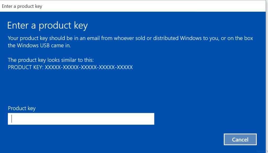 How to Purchase or Upgrade to Windows 10 Professional Edition Change the Product Key - Fig.3