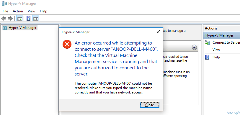 Connection error attempting to. Ошибка Hyper-v. Service is Running что это. IMAGEMSO="connect to Server". An Error occurred while attempting to Run privileged Commands перевод.