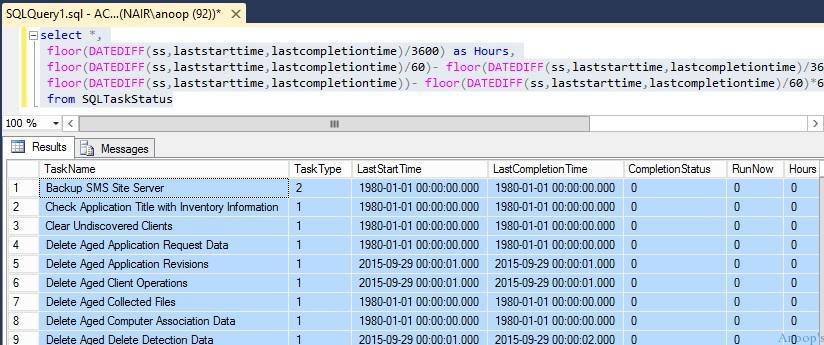 SCCM 2016 Maintenance Tasks - SCCM Predefined Maintenance Tasks