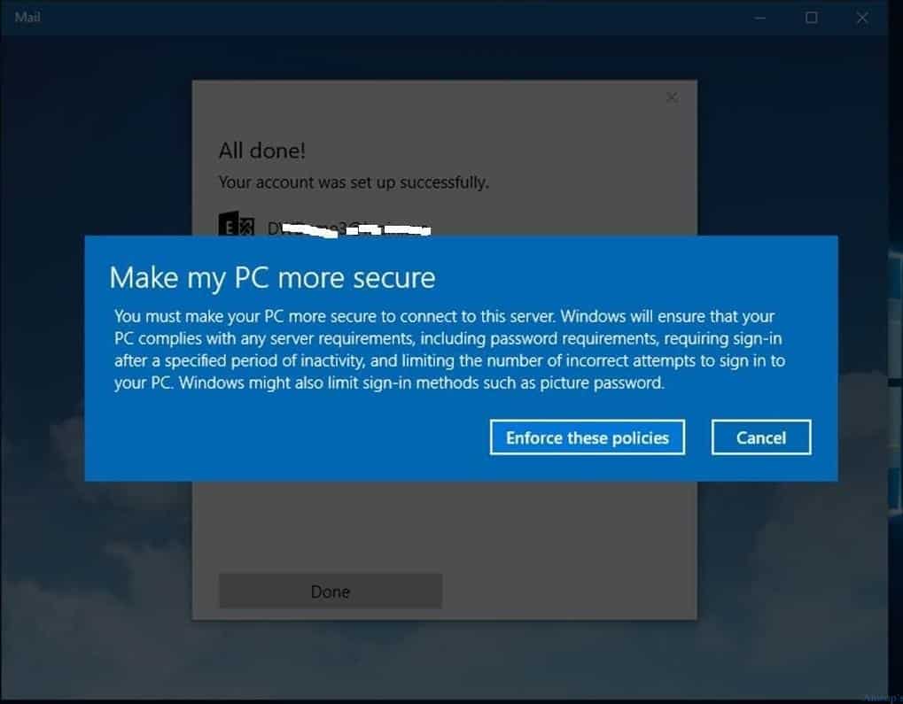 Windows 10 Conditional Access with Azure AD Join Intune MDM Auto Enrollment Enforce Policies 9