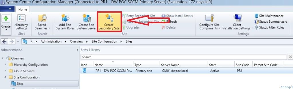 SCCM ConfigMgr CB How to Install Secondary Site Design Thoughts Configuration Manager - Fig.2