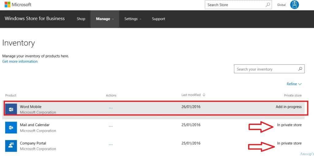 How to Add Apps to Business Store and Install Intune Company Portal without Using MS Account - Fig.5
