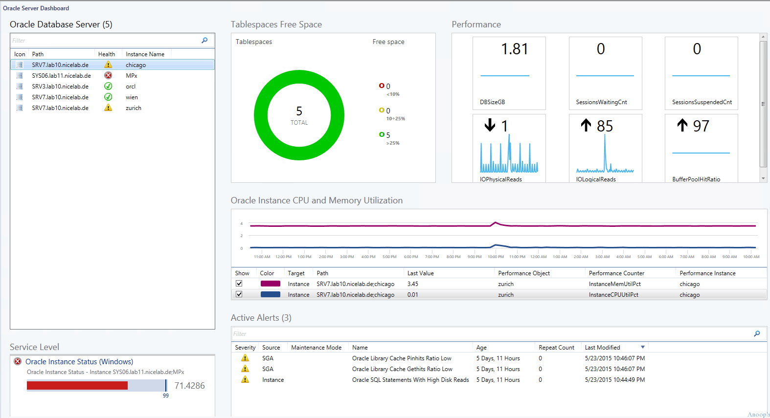 Values oracle. Мониторинг Oracle bi. Oracle Management Pack. 11.4.2.7 Lab. Dashboard 1024.