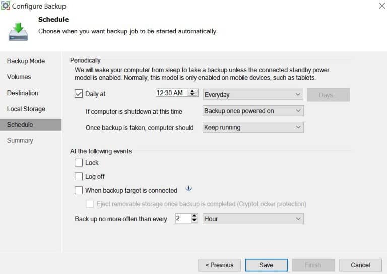 Backup Restore Windows 10 Machines Using Veeam Endpoint Backup Free