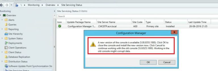 How Do I Upgrade SCCM Current Branch Server to Newest Version Configuration Manager? 3