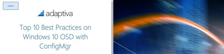 SCCM Download Whitepaper on Top 10 Best Practices Windows 10 OSD 3