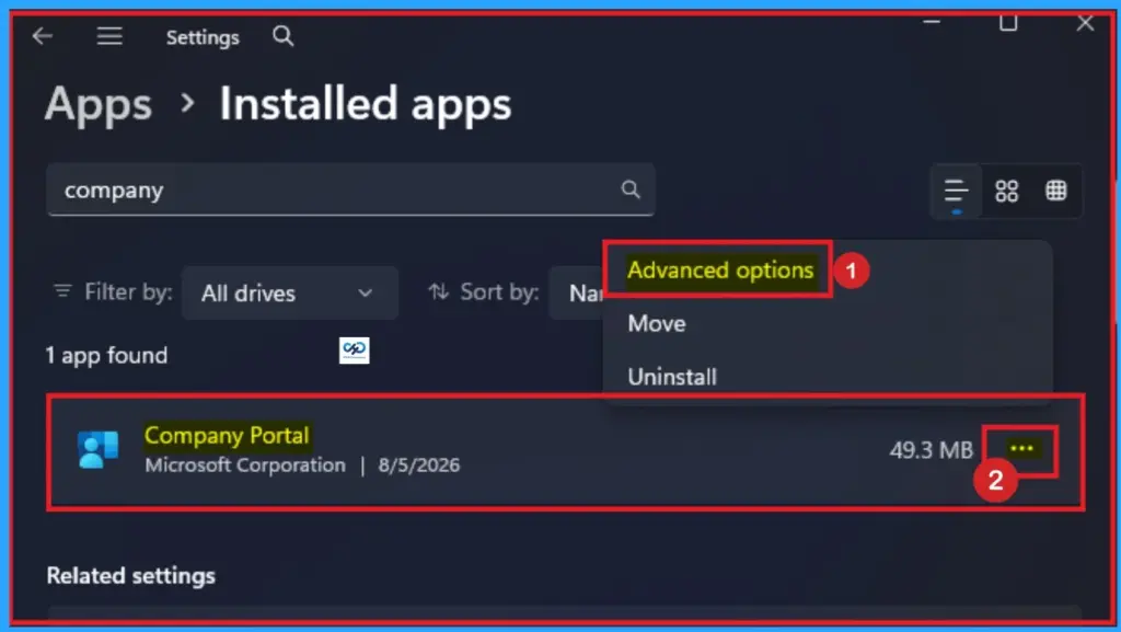 FIX Intune Company Portal App Login Issues with Windows 11 - Fig.3