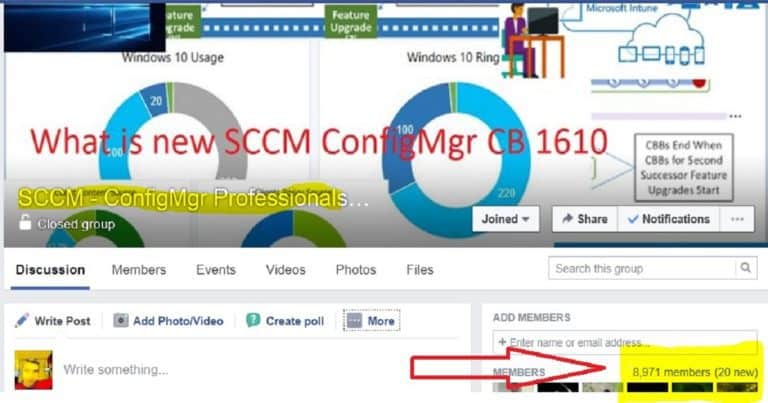 Largest ConfigMgr SCCM Intune Facebook Community 7