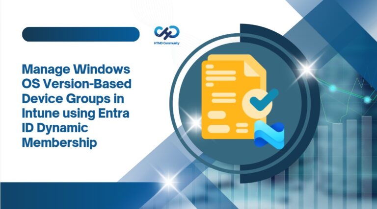 How to Manage Windows OS Version-Based Device Groups in Intune using Entra ID Dynamic Membership 1