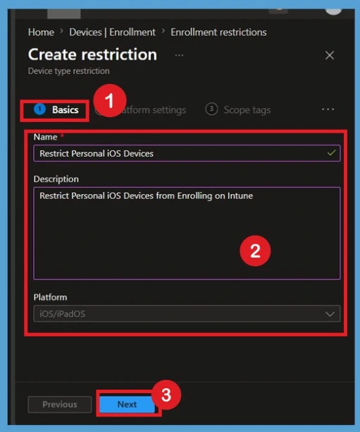 How to Restrict Personal iOS Devices from Enrolling on Intune - Fig.3