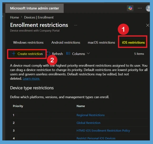 How to Restrict Personal iOS Devices from Enrolling on Intune - Fig.2