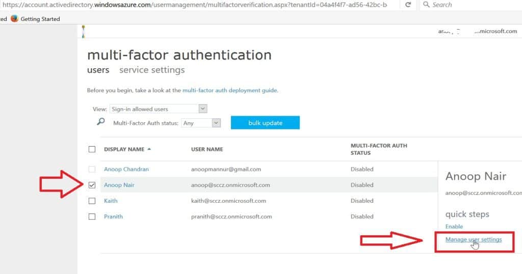 How to Reset MFA Contact Details of Azure AD User