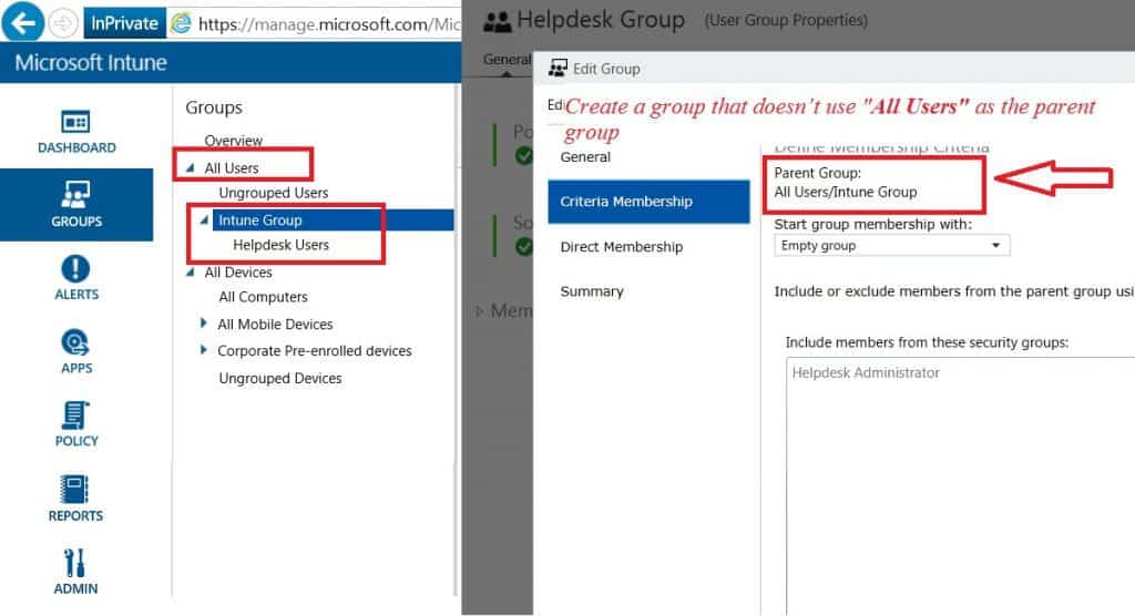 Blockers of Intune Silverlight Portal Migration