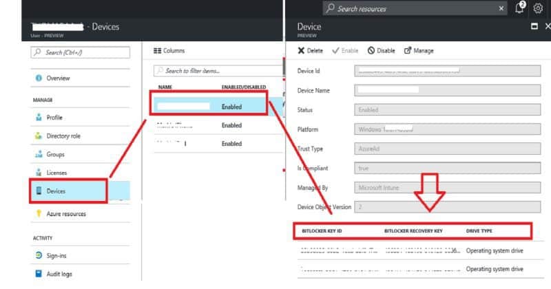 BitLocker Recovery Key Management From Microsoft Intune
