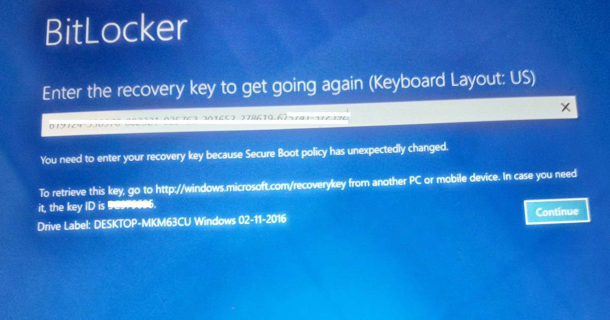 windows 10 bitlocker recovery key generator