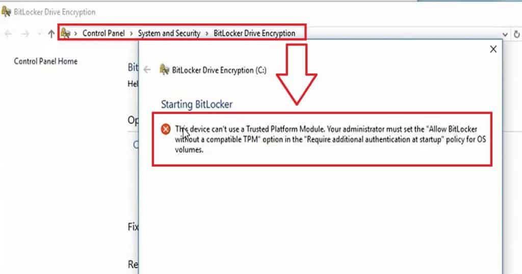 How to Enable Bitlocker on HyperV and Handle Error Device Cannot Use a Trusted Platform Module