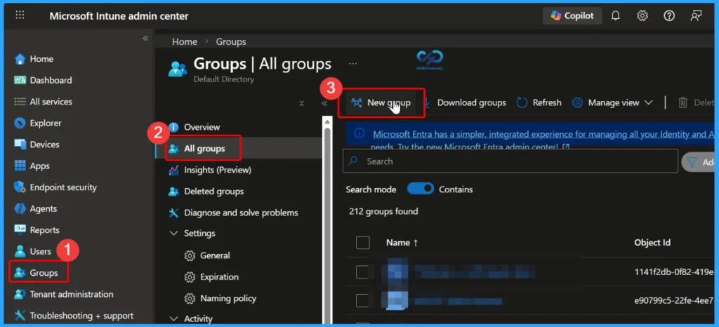 Create Entra ID Dynamic Device Security Group for Windows BYOD and CYOD Devices using Microsoft Intune - Fig.1