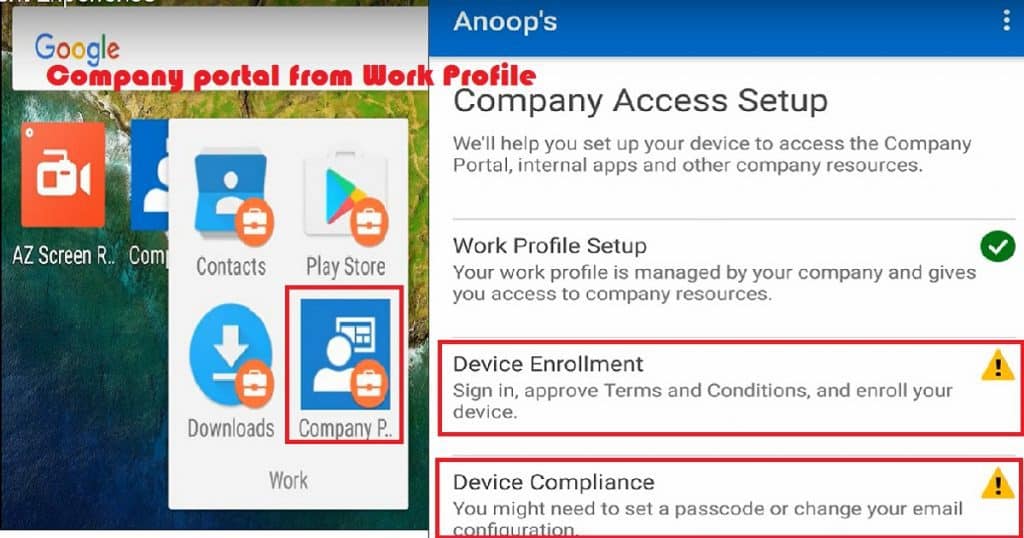 Intune How to Enroll Android for Work Supported Devices for Management | Google Play Store for Work