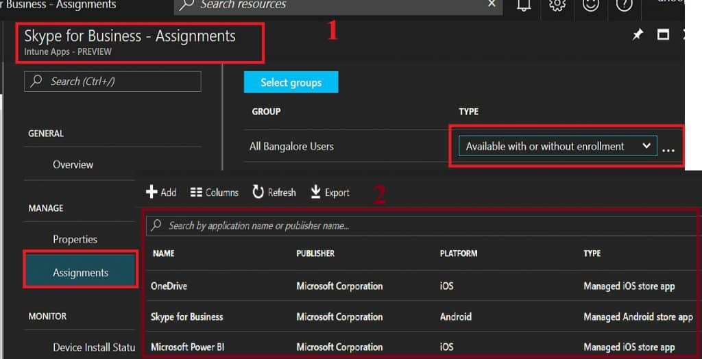 Intune App Protection Policies for Android iOS Devices - Fig.1