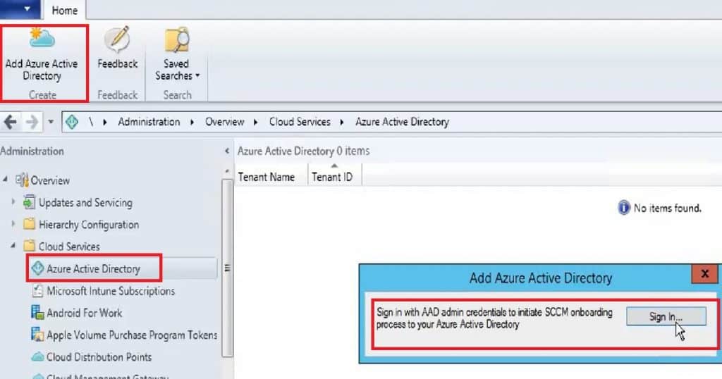 How to Integrate ConfigMgr SCCM CB with Azure AD - Fig.1