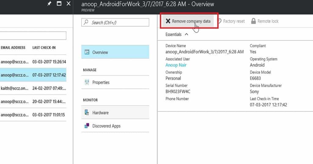 How to Remove Work Profile from Intune Managed Android Devices | Endpoint Manager Intune