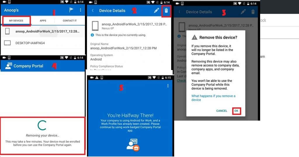 How to Remove Work Profile from Intune Managed Android Devices | Endpoint Manager Intune