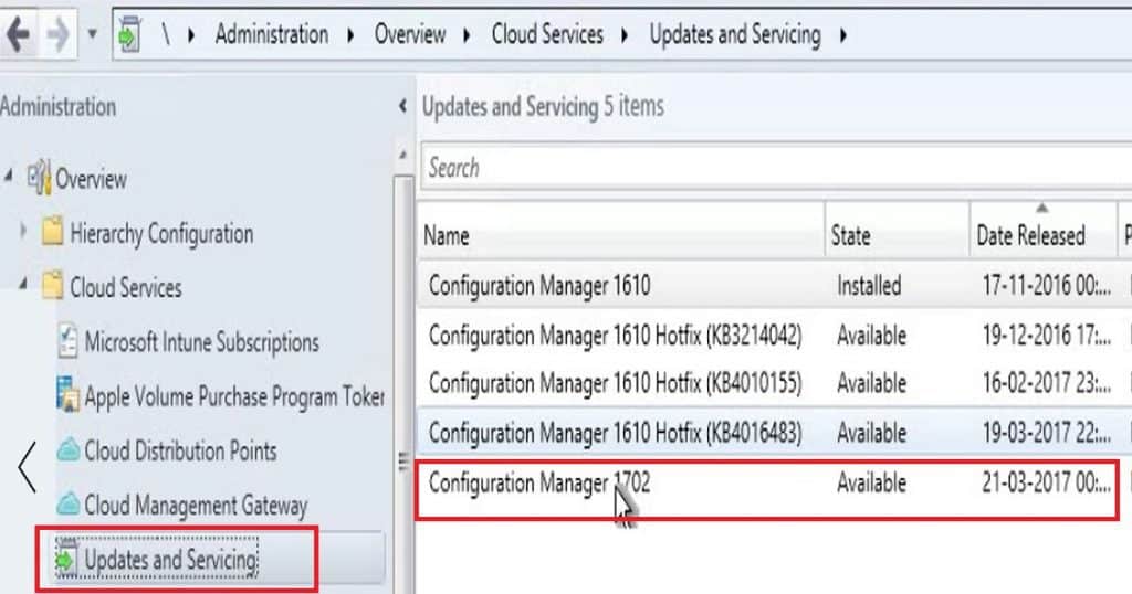 How to Perform SCCM ConfigMgr CB Production upgrade to 1702 Video Tutorial Configuration Manager