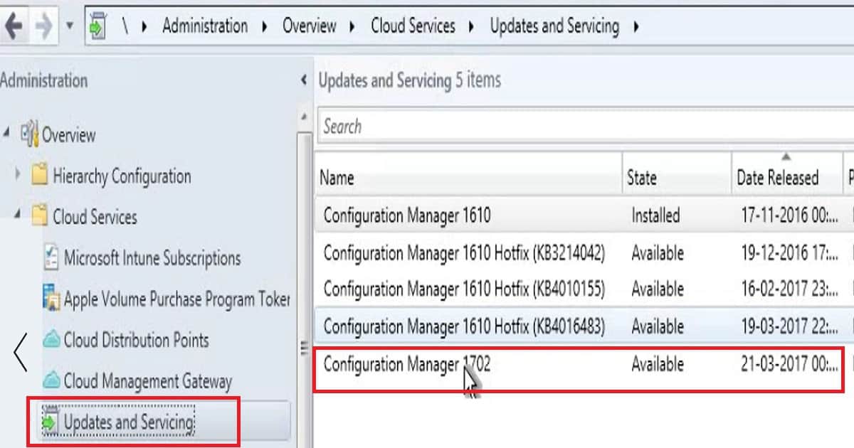 sccm configuration manager