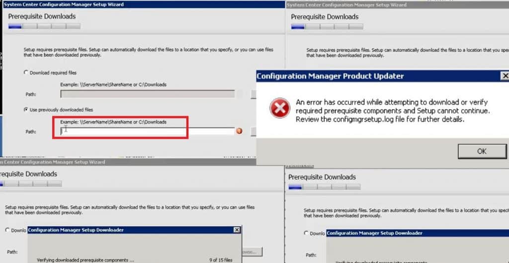 SCCM ConfigMgr Prerequisite Check Error Failed to Verify Authenticode Signature Configuration Manager MEMCM - Fig,1