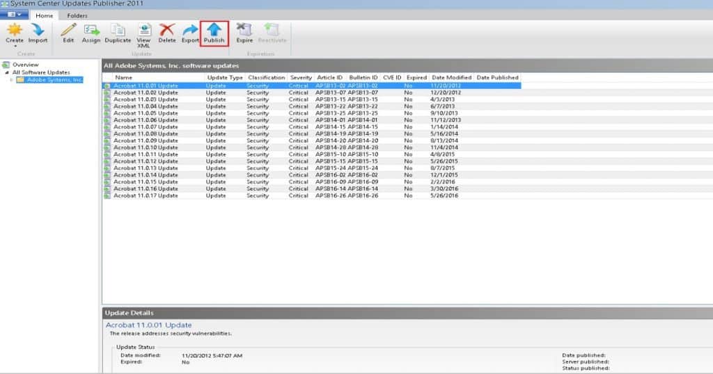 SCCM SCUP Third-Party Application Patching System Center Update Publisher 5 SCCM SCUP Third-Party Application Patching System Center Update Publisher - Fig.5