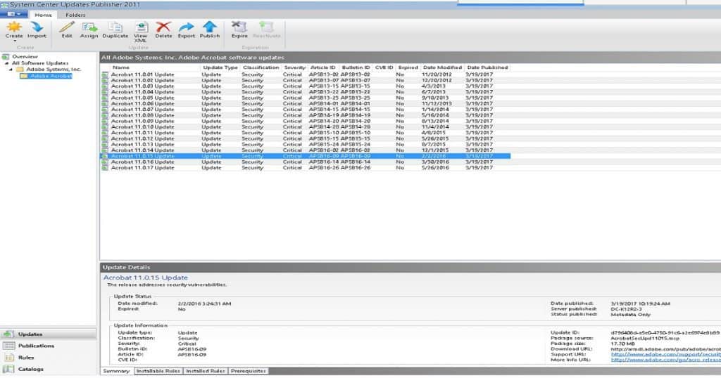 SCCM SCUP Third-Party Application Patching System Center Update Publisher | Configuration Manager 3