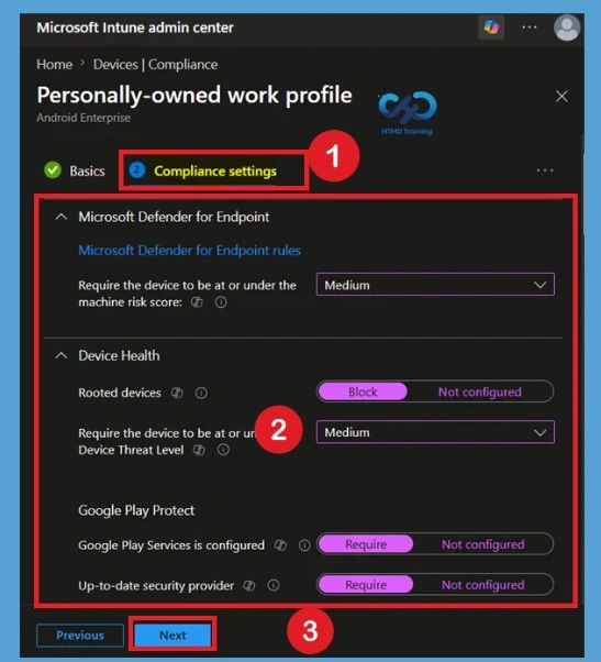 How to Configure Android Compliance Policies in Microsoft Intune - Fig.5