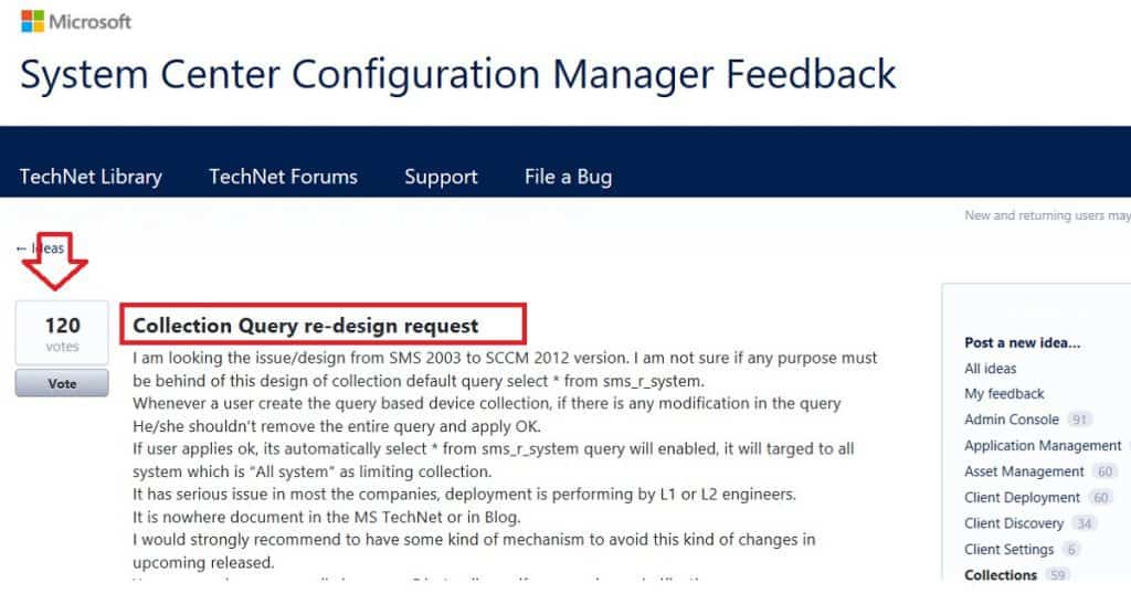 SCCM Dynamic Collection Query Update Known Issue | Configuration Manager | ConfigMgr