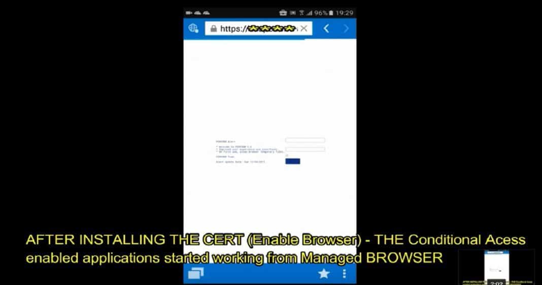 How To Enable Intune Company Portal Browser Access For Conditional