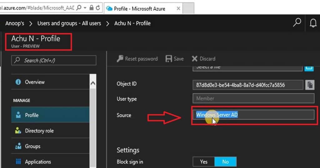 Azure AD AAD Connect Setup User Password Sync Tool to Sync On-prem AD Domain to Azure AD