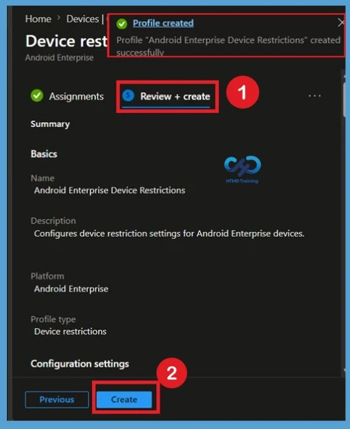 Configure Password Policies for Android Enterprise Work Profile using Intune 33 Configure Password Policies for Android Enterprise Work Profile using Intune - Fig.8